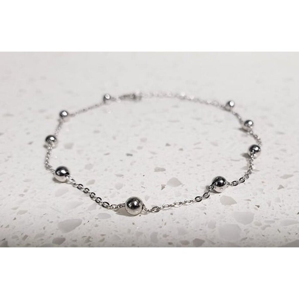 New 925 Sterling Silver Ankle Bracelet Multilayer Anklets for Women